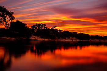 Rivers, Sunset, Twilight, Shore, Bank, Dark, Dusk HD wallpaper