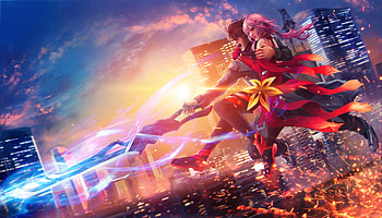 Guilty Crown, anime, artist, artwork, digital-art, deviantart HD wallpaper