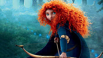 Brave 2012 backdrops, Pixar animated film, Magical adventure, Unbreakable bond HD wallpaper