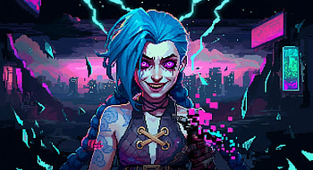 Arcane, Jinx (League Of Legends) HD wallpaper