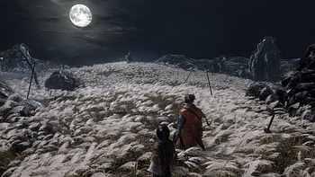 Sekiro: Shadows Die Twice - Moonlit Field Ultra, video game, Sekiro: Shadows Die Twice HD wallpaper