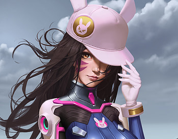 Dva Overwatch Artwork 2, overwatch, games, xbox-games, ps-games, pc-games, artstation HD wallpaper