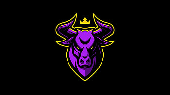 Bull Mascot, artist, artwork, artstation HD wallpaper