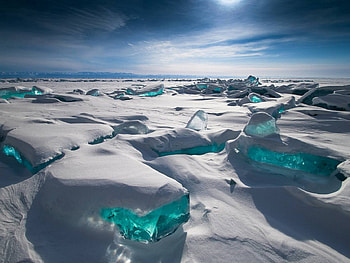 Landscape, Ice HD wallpaper