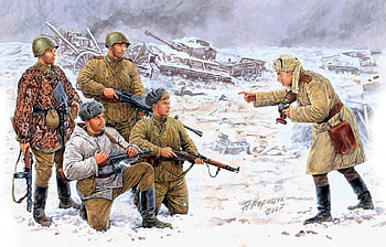 SOLDIERS, ww2, stalingrad, battle HD wallpaper