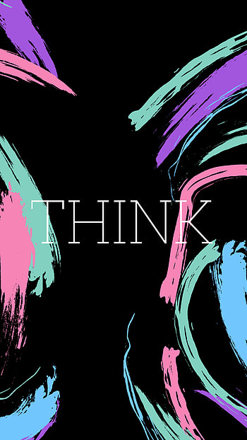 Words, Lines, Stripes, Streaks, Inscription, Think, Thoughts HD phone wallpaper