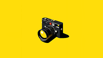 Camera Minimal , camera, minimalism, minimalist, yellow, artist, artwork, digital-art HD wallpaper