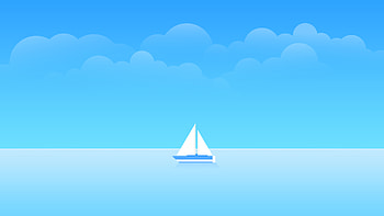 Minimal Boat Ocean , boat, minimalism, minimalist, artist, artwork, digital-art HD wallpaper