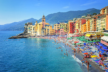 Genoa, Italy, , Beach, House, Town, Cities HD wallpaper