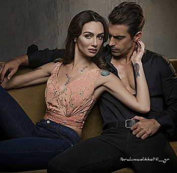 Black and White Love (Siyah Beyaz Ask) (2017-2018), ferhat, siyah beyaz ask, black and white love, man, girl, actress, tv series, actor, couple, turkish, asli HD wallpaper