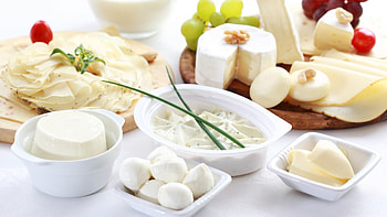 Milk cheese grapes nuts, Herbs 48241 HD wallpaper