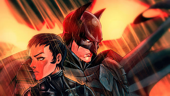 Selina Kyle And Batman, selina-kyle, catwoman, batman, gotham, superheroes, artwork, artist, digital-art, movies, artstation HD wallpaper