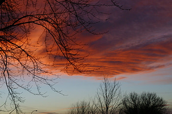 by Steve Richard, graphy, red, clouds, sky, nature HD wallpaper