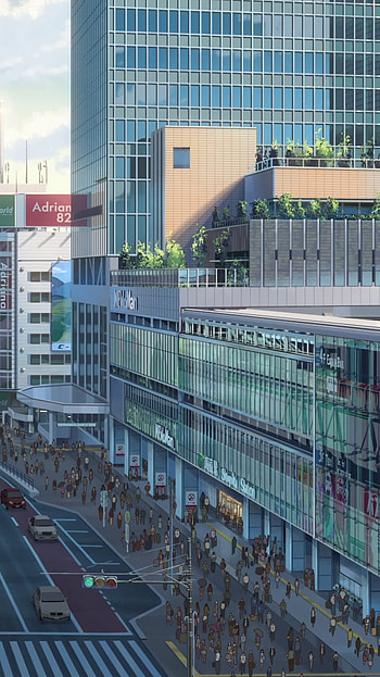 Your Name. — Tokyo Anime Cityscape, city, Tokyo, Your Name., Anime, anime city HD phone wallpaper
