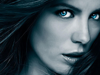 Kate-Beckinsale-face, model, eyes, face, women, people, female HD wallpaper