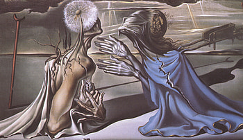 Tristan and Isolde, Salvador Dali HD wallpaper