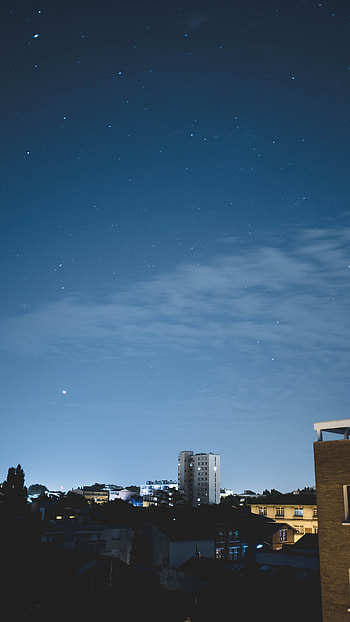 Cities, Sky, Building, Starry Sky, Night City, France, Toulouse HD phone wallpaper