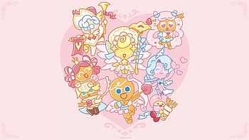 Cookie Run: Cupid, Knight Cookie (Cookie Run), GingerBrave (Cookie Run), cupid, video game, Cookie Run: OvenBreak HD wallpaper