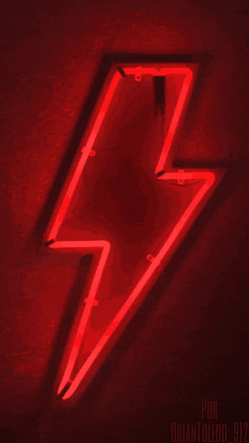 AC/DC Bolt, symbol, neon HD phone wallpaper