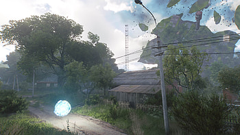 Active Matter: Orbstorm — Village Aftermath, video game, Active Matter, natural disaster HD wallpaper