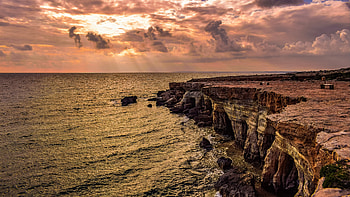 Mediterranean Sea, Cyprus HD wallpaper