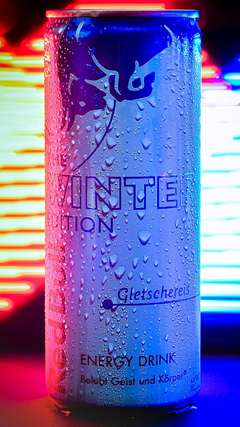 Red Bull, trink, Energy trink, lightpainting, fresh HD phone wallpaper