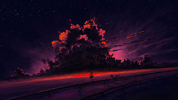At Saturated Horizon, artist, artwork, digital-art, deviantart HD wallpaper