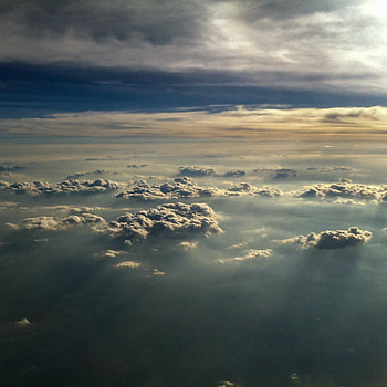 Nature, Sky, Clouds, Rays, Beams, Handsomely, It's Beautiful HD phone wallpaper