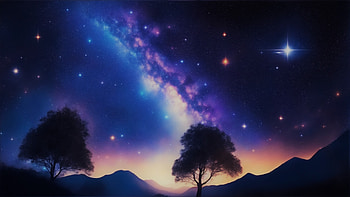 A fantasy nightsky HD wallpaper