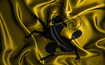 Schaffhausen flag, , silk wavy flags, swiss cantons, Flag of Schaffhausen, fabric flags, Day of Schaffhausen, 3D art, Schaffhausen, Europe, Cantons of Switzerland, Schaffhausen 3D flag, Switzerland HD wallpaper
