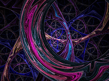 Abstract, Divorces, Multicolored, Motley, Fractal, Confused, Intricate HD wallpaper