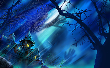screen, savers, halloween, haunted, screensavers, mansion HD wallpaper