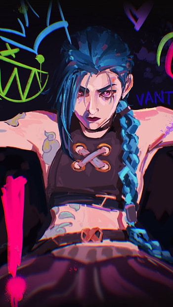 Jinx Arcane Vibes – Bold TV Show , Jinx (League Of Legends), TV Show, Arcane HD phone wallpaper
