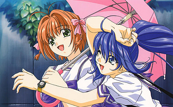 Kimi ga Nozomu Eien, umbrella, anime, ecchi, manga, Mitsuki Hayase, Haruka Suzumiya HD wallpaper