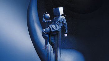 Helmet Guy Whispers Of The Stars, helmet, artist, artwork, art, digital-art HD wallpaper