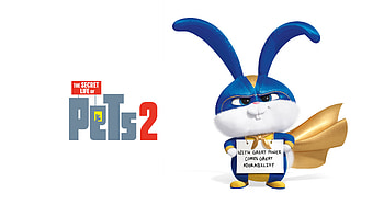 Snowball in The Secret Life of Pets 2 HD wallpaper