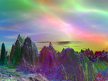 Rainbow light, rainbow, 3d HD wallpaper