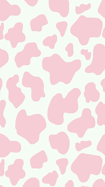 Pink aethetic, cow HD phone wallpaper