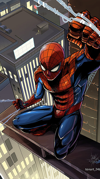 Spiderman Comic, Comic HD phone wallpaper