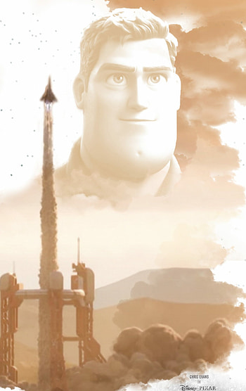 Lightyear, Alternate movie poster, Stunning artwork, Pixar's space adventure HD phone wallpaper