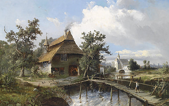 * Cottage in the village *, trees, nature, house, village HD wallpaper