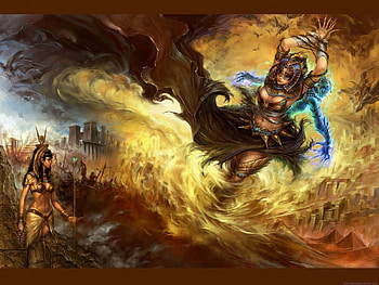 Isis,Queen of the Gods, isis, gods, egyptian, fantasy, girl HD wallpaper