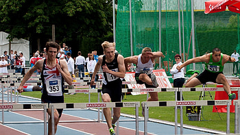 110 meters, Hurdling HD wallpaper