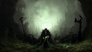pics attractive fantasy castles horror art quality background HD wallpaper