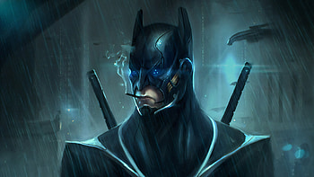 Batman 2054, batman, superheroes, artwork, digital-art, deviantart HD wallpaper