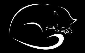 Vector, Cat, Minimalism HD wallpaper