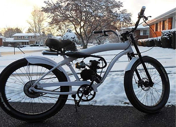 My Bike, bicycles, bikes, snow, motorcycle, vehicles HD wallpaper