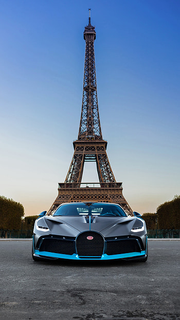 Bugatti Divo in Paris, Paris, vehicle HD phone wallpaper