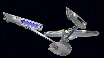 3d star trek enterprise - HD wallpaper