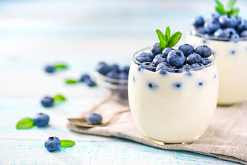 Yogurt, sugar, food, cream HD wallpaper